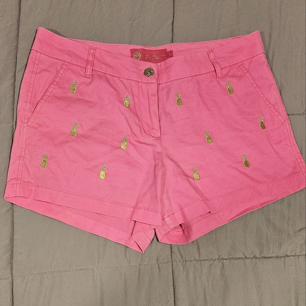 Macbeth Collection Pink Shorts w/ Pineapples - Large